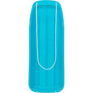 imageBest Choice Products 48in Kids Plastic Toboggan Snow Sled wPull RopeIce Blue