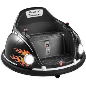 imageBest Choice Products 6V Electric Kids Ride On Bumpin Bumper Car 156 Years Old Parent Remote Control 360 Degree Spin Lights Sounds  RedBlack