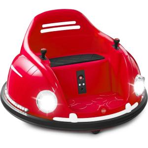 imageBest Choice Products 6V Electric Kids Ride On Bumpin Bumper Car 156 Years Old Parent Remote Control 360 Degree Spin Lights Sounds  RedRed