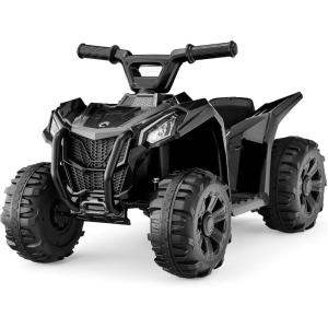 imageBest Choice Products 6V Kids Ride On Toy 4Wheeler Quad ATV Play Car w 18MPH Max Speed Treaded Tires Rubber Handles PushButton Accelerator  PurpleBlack