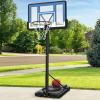imageBest Choice Products 10ft Regulation Basketball Hoop 7510ft Height Adjustable Outdoor Goal wShock Absorbent Rim Base Gel 2 Wheels7510ft