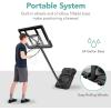 imageBest Choice Products 10ft Regulation Basketball Hoop 7510ft Height Adjustable Outdoor Goal wShock Absorbent Rim Base Gel 2 Wheels7510ft