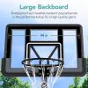 imageBest Choice Products 10ft Regulation Basketball Hoop 7510ft Height Adjustable Outdoor Goal wShock Absorbent Rim Base Gel 2 Wheels7510ft