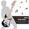 imageBest Choice Products 30in Kids Electric Guitar Beginner Starter Kit w 5W Amplifier Strap Gig Bag Strings Picks  BlackBlack