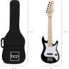 imageBest Choice Products 30in Kids Electric Guitar Beginner Starter Kit w 5W Amplifier Strap Gig Bag Strings Picks  BlackBlack