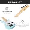 imageBest Choice Products 30in Kids Electric Guitar Beginner Starter Kit w 5W Amplifier Strap Gig Bag Strings Picks  BlackPowder Blue