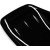 imageBest Choice Products 35in Kids Plastic Toboggan Snow Sled wPull Rope 2 HandlesBlack