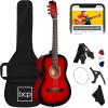 imageBest Choice Products 38in Beginner All Wood Acoustic Guitar Starter Kit wGig Bag 6 Picks Nylon Strings Strap wPick Holder  NaturalRedburst