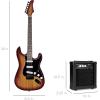 imageBest Choice Products 39in Full Size Beginner Electric Guitar Starter Kit wCase Strap 10W Amp Strings Pick Tremolo Bar  SoCal GreenBourbon