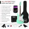 imageBest Choice Products 39in Full Size Beginner Electric Guitar Starter Kit wCase Strap 10W Amp Strings Pick Tremolo Bar  SoCal GreenSoCal Green