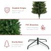 imageBest Choice Products 6ft Black Artificial Holiday Christmas Pencil Tree for Home Office Party Decoration w 608 Tips Metal Hinges ampamp BaseGreen
