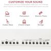 imageBest Choice Products 88Key Full Size Digital Piano Electronic Keyboard Set for All Experience Levels wSemiWeighted Keys Stand Sustain Pedal BuiltIn Speakers 6 Voice Settings  BlackWhite