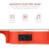 imageBest Choice Products Acoustic Electric Bass Guitar Full Size 4 String Fretted Bass Guitar wPadded Gig Bag  BlackRed