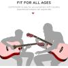 imageBest Choice Products Beginner Acoustic Electric Guitar Starter Set w 41in All Wood Cutaway Design Gig Bag Strap Picks  BluePink