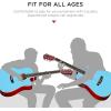 imageBest Choice Products Beginner Acoustic Electric Guitar Starter Set w 41in All Wood Cutaway Design Gig Bag Strap Picks  BlueSky Blue