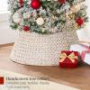 imageBest Choice Products Flocked Pencil Christmas Tree PreLit Slim Artificial Holiday Decoration 6ft Lighted Skinny wBase Warm White LightsWhite Lights