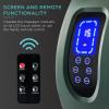imageBest Choice Products Heated Shiatsu Foot Massager for Pain Relief Plantar Fasciitis Neuropathy Blood Circulation wCompact Design  GrayDark Green