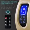 imageBest Choice Products Heated Shiatsu Foot Massager for Pain Relief Plantar Fasciitis Neuropathy Blood Circulation wCompact Design  GrayGold