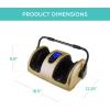 imageBest Choice Products Heated Shiatsu Foot Massager for Pain Relief Plantar Fasciitis Neuropathy Blood Circulation wCompact Design  GrayGold