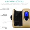 imageBest Choice Products Heated Shiatsu Foot Massager for Pain Relief Plantar Fasciitis Neuropathy Blood Circulation wCompact Design  GrayGold