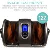 imageBest Choice Products Heated Shiatsu Foot Massager for Pain Relief Plantar Fasciitis Neuropathy Blood Circulation wCompact Design  GrayGray