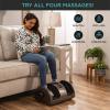 imageBest Choice Products Heated Shiatsu Foot Massager for Pain Relief Plantar Fasciitis Neuropathy Blood Circulation wCompact Design  GrayGray