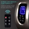 imageBest Choice Products Heated Shiatsu Foot Massager for Pain Relief Plantar Fasciitis Neuropathy Blood Circulation wCompact Design  GrayGray