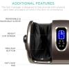 imageBest Choice Products Heated Shiatsu Foot Massager for Pain Relief Plantar Fasciitis Neuropathy Blood Circulation wCompact Design  GrayGray