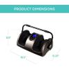 imageBest Choice Products Heated Shiatsu Foot Massager for Pain Relief Plantar Fasciitis Neuropathy Blood Circulation wCompact Design  GrayGray