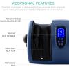 imageBest Choice Products Heated Shiatsu Foot Massager for Pain Relief Plantar Fasciitis Neuropathy Blood Circulation wCompact Design  GrayNavy Blue