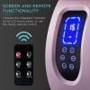 imageBest Choice Products Heated Shiatsu Foot Massager for Pain Relief Plantar Fasciitis Neuropathy Blood Circulation wCompact Design  GrayRose Gold