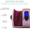 imageBest Choice Products Heated Shiatsu Foot Massager for Pain Relief Plantar Fasciitis Neuropathy Blood Circulation wCompact Design  GrayRose Gold