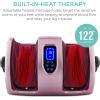 imageBest Choice Products Heated Shiatsu Foot Massager for Pain Relief Plantar Fasciitis Neuropathy Blood Circulation wCompact Design  GrayRose Gold