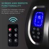 imageBest Choice Products Heated Shiatsu Foot Massager for Pain Relief Plantar Fasciitis Neuropathy Blood Circulation wCompact Design  GraySatin Black