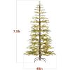 imageBest Choice Products PreLit Sparse Christmas Tree 9ft Artificial Pine Holiday Dcor Aspen Noble Fir w 2in1 White ampamp Multicolor LED LightsGreen