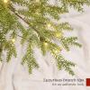 imageBest Choice Products PreLit Sparse Christmas Tree 9ft Artificial Pine Holiday Dcor Aspen Noble Fir w 2in1 White ampamp Multicolor LED LightsGreen