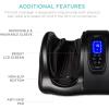 imageBest Choice Products Shiatsu Foot Massager for Pain Relief Plantar Fasciitis Neuropathy Blood Circulation Remote Control wCompact Design  GrayBlack