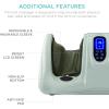 imageBest Choice Products Shiatsu Foot Massager for Pain Relief Plantar Fasciitis Neuropathy Blood Circulation Remote Control wCompact Design  GraySage Green
