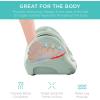 imageBest Choice Products Shiatsu Foot Massager for Pain Relief Plantar Fasciitis Neuropathy Blood Circulation Remote Control wCompact Design  GraySage Green