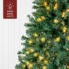 imageBest Choice Products White Christmas Tree 75ft PreLit Artificial Pine Tree Premium Holiday Decoration wWarm White Lights Stand Easy AssemblyClearWhite Lights