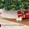 imageBest Choice Products White Christmas Tree 75ft PreLit Artificial Pine Tree Premium Holiday Decoration wWarm White Lights Stand Easy AssemblyClearWhite Lights