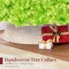 imageBest Choice Products White Christmas Tree 75ft PreLit Artificial Pine Tree Premium Holiday Decoration wWarm White Lights Stand Easy AssemblyLime Green