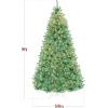 imageBest Choice Products White Christmas Tree 75ft PreLit Artificial Pine Tree Premium Holiday Decoration wWarm White Lights Stand Easy AssemblySage Green