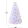 imageBest Choice Products White Christmas Tree 75ft PreLit Artificial Pine Tree Premium Holiday Decoration wWarm White Lights Stand Easy AssemblyWhite