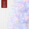 imageBest Choice Products White Christmas Tree 75ft PreLit Artificial Pine Tree Premium Holiday Decoration wWarm White Lights Stand Easy AssemblyWhite