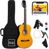 imageBest Choice Products 38in Beginner All Wood Acoustic Guitar Starter Kit wGig Bag 6 Picks Nylon Strings Strap wPick Holder  NaturalNatural