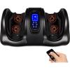 imageBest Choice Products Shiatsu Foot Massager for Pain Relief Plantar Fasciitis Neuropathy Blood Circulation Remote Control wCompact Design  GrayBlack
