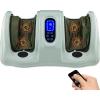 imageBest Choice Products Shiatsu Foot Massager for Pain Relief Plantar Fasciitis Neuropathy Blood Circulation Remote Control wCompact Design  GraySage Green