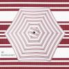 imageBest Choice Products 10ft Market Umbrella Outdoor Sun Shade for Backyard Deck Poolside Table wWoodgrain Pattern Easy Tilt ampamp Crank  Fog GrayStriped Burgundy