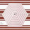 imageBest Choice Products 10ft Market Umbrella Outdoor Sun Shade for Backyard Deck Poolside Table wWoodgrain Pattern Easy Tilt ampamp Crank  Fog GrayStriped Rust